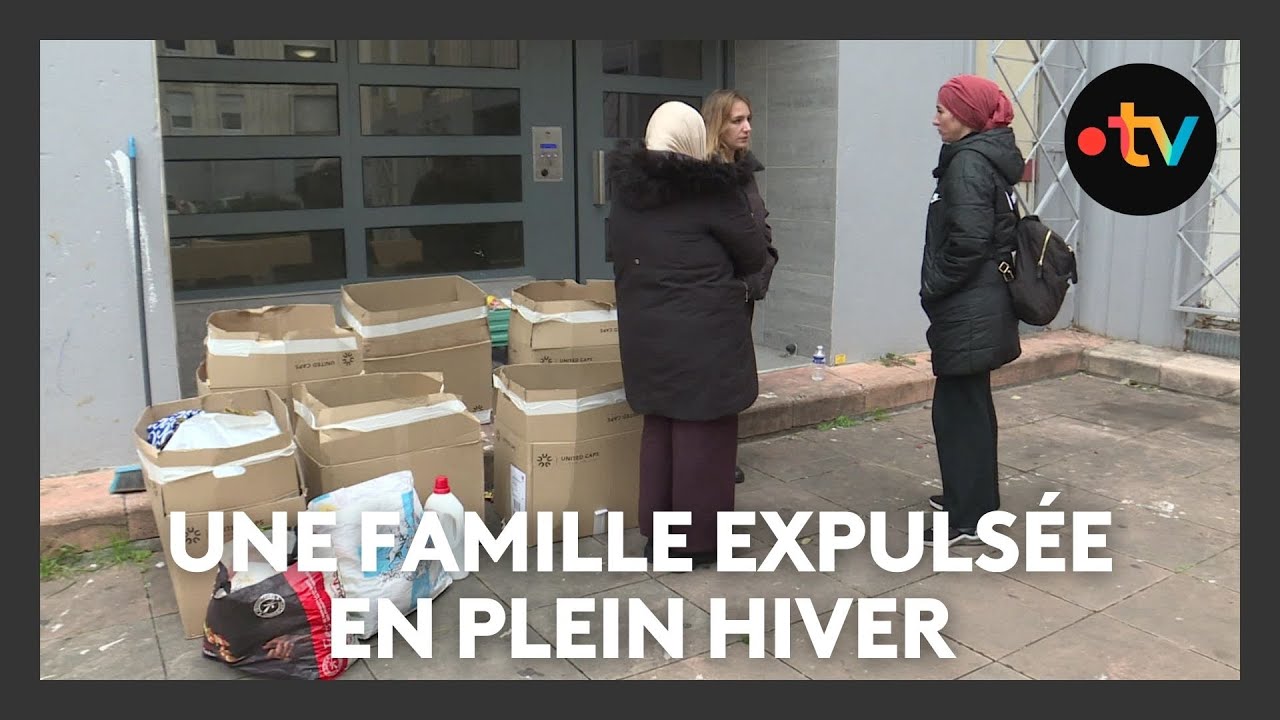 Expulsion d'une famille en plein hiver à la cité de la Castellane