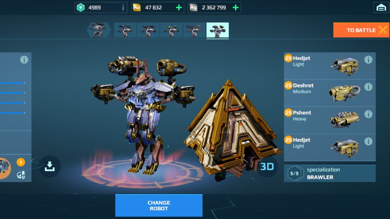 [WR] New Teth w/mothership sekhem War robots test | gameplay
