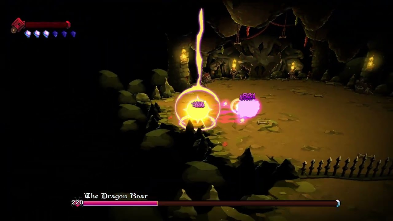 Mew Game Dragon Boar with Ruffer Enemies, Fast Furwards, Purre Magic, Naked Paws - Cat Quest 3