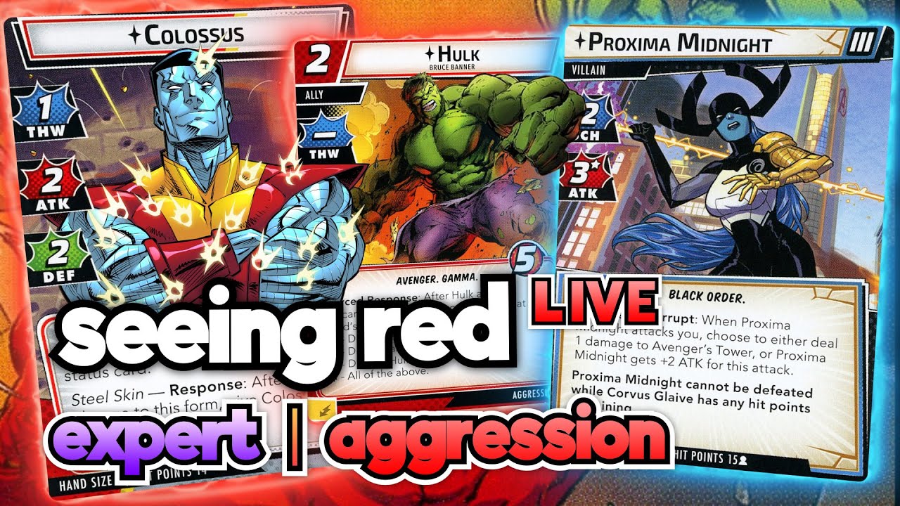 Seeing Red - Colossus Aggression vs. Tower Defense - Marvel Champions