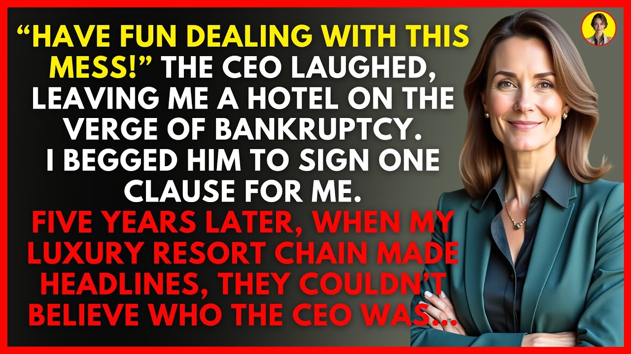 CEO Left Me a Bankrupt Hotel as a Joke — 5 Years Later, I Had a Surprise for Them.