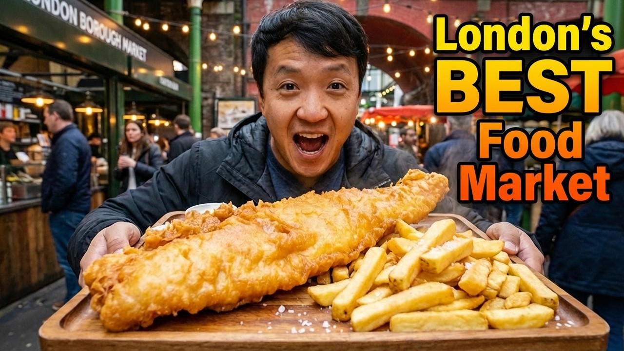 24 Hours Eating at the Best STREET FOOD MARKETS in London | #1 GREATEST Sandwich in ENGLAND!