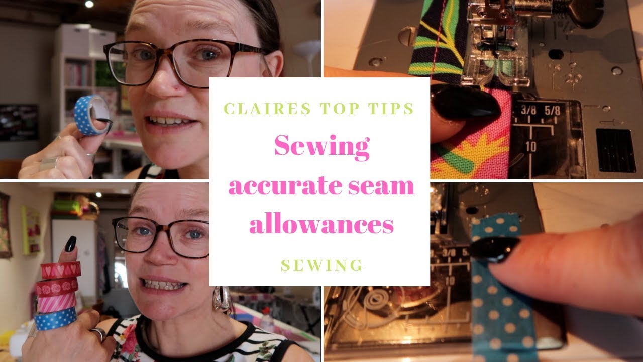 Sewing accurate seam allowances | Claires Top Tips | SEWING