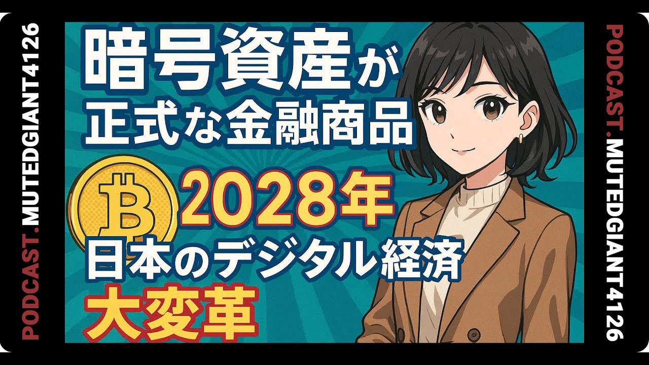 2028年、暗号資産は正式な金融商品へ──日本が仕掛けるデジタル経済の大転換