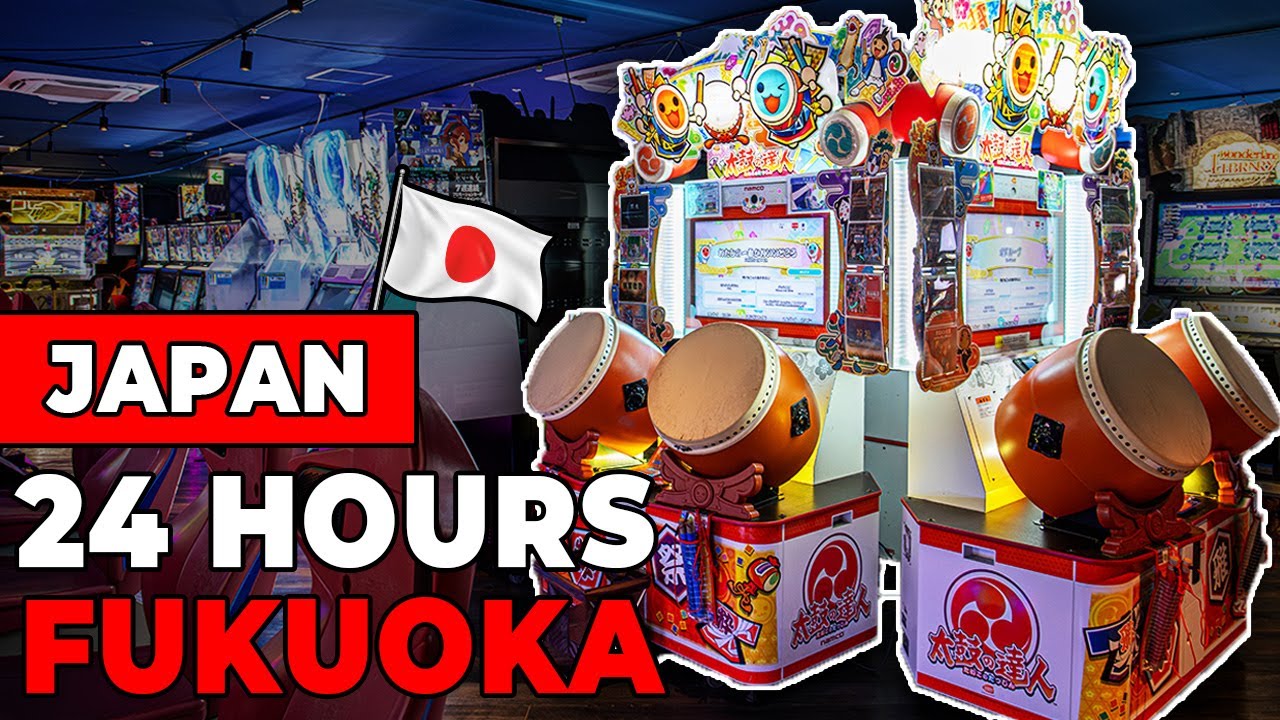 24 HOURS in FUKUOKA JAPAN 🍜 | Arcade, Capsule Toy, Anime, Canal City, Pokemon Center, Ghibli, Sanrio
