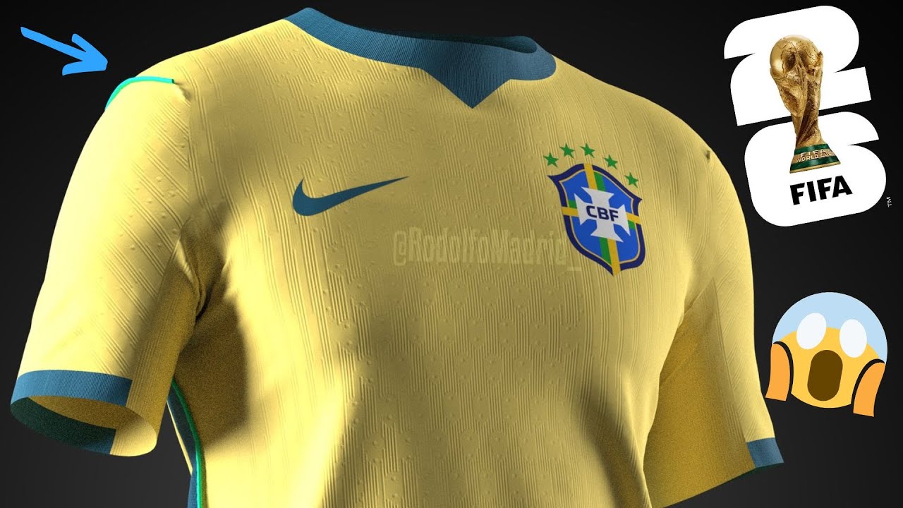 &iexcl;DESCUBRE la EQUIPACI&Oacute;N de BRASIL para el MUNDIAL 2026 HECHA por NIKE!