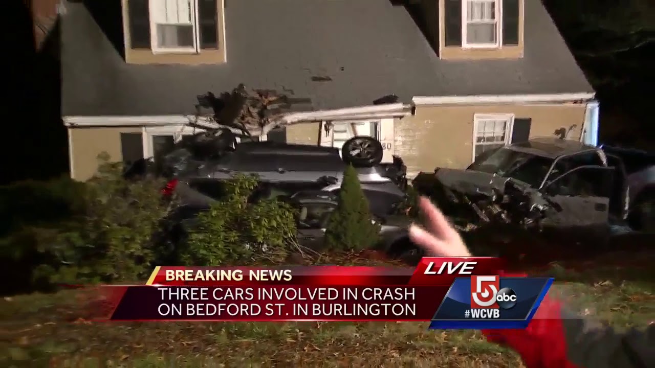 Home severely damaged after pick-up truck crashes into parked cars, home