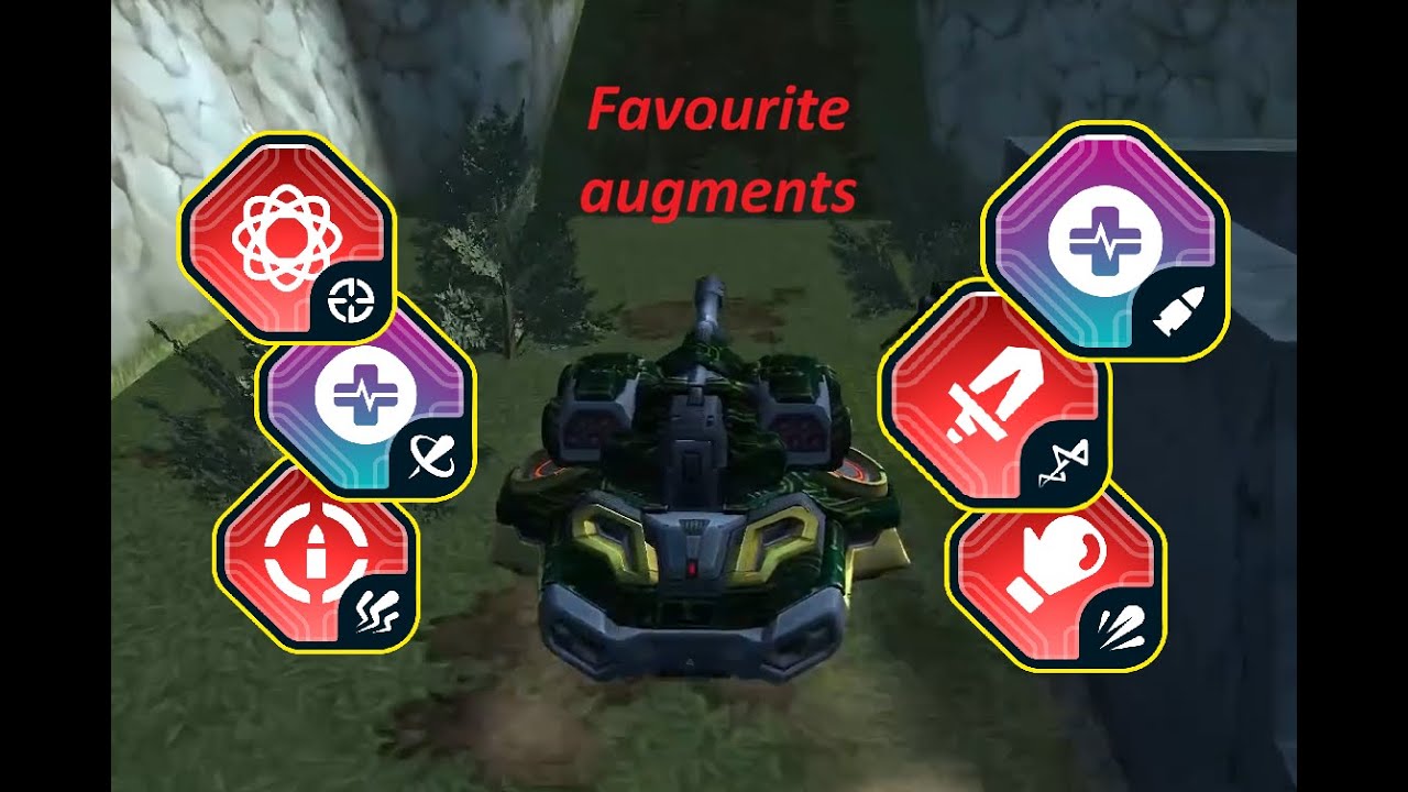 Tanki online : My favourite augments on my New beginnings account! - Highlights and montage