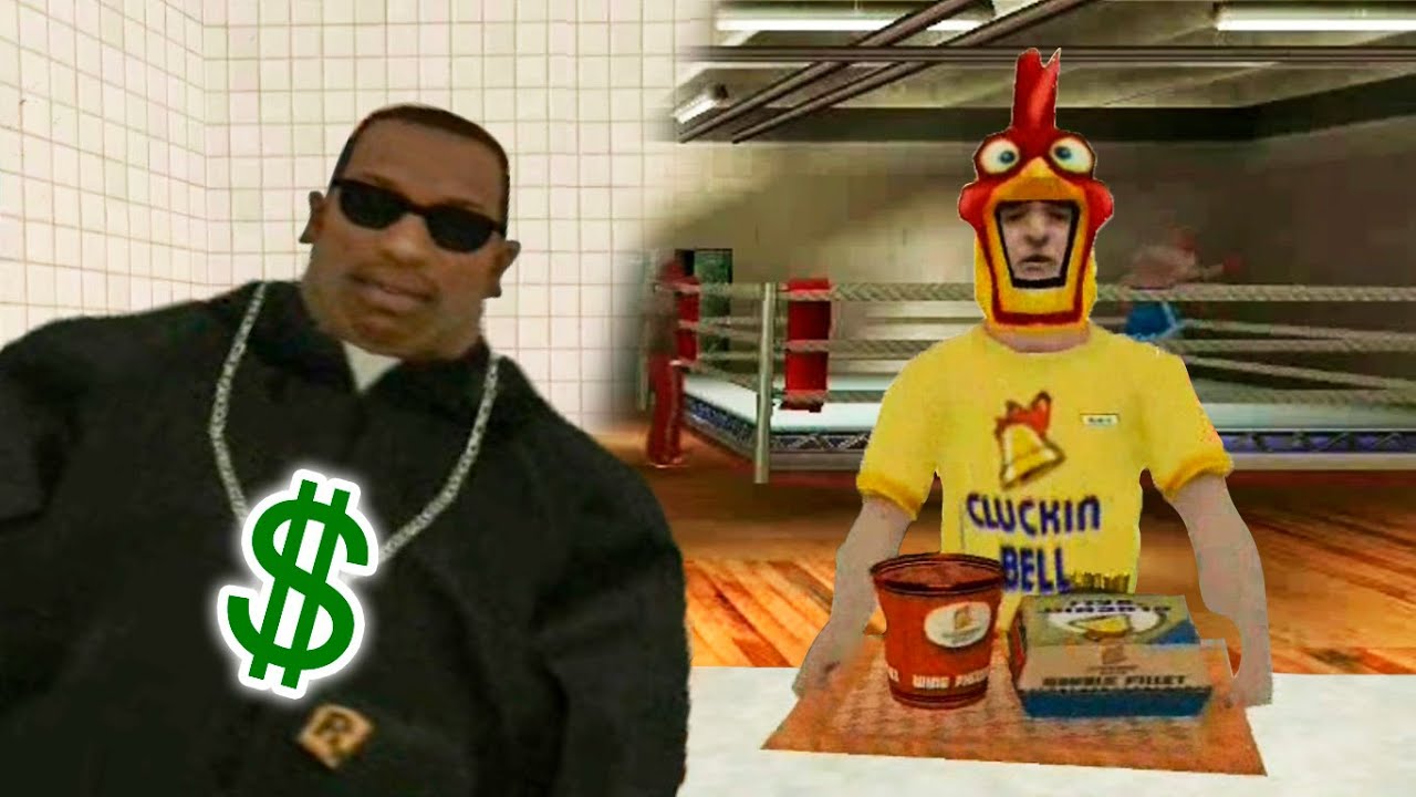 🍔 GTA San Andreas Loquendo CJ ENGORDA y GANA MUCHO DINERO 🤑 (RESUBIDO)