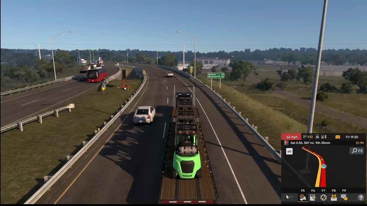 Cozy Relaxing Long Haul from Lincoln to Poplar Bluff | American Truck Simulator | No Commentary