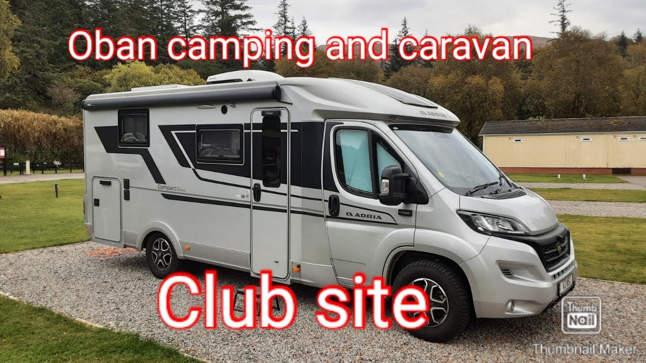 Oban camping and caravan club site