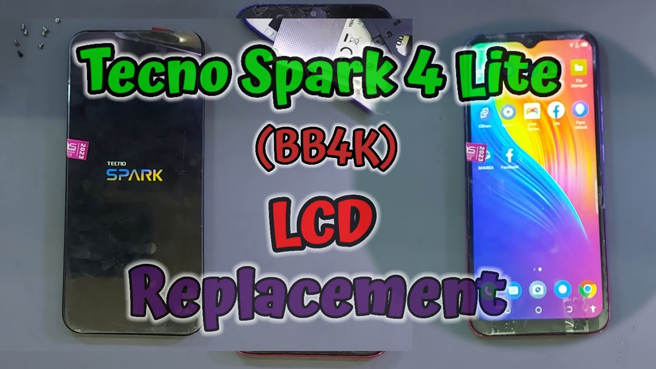 Tecno SPARK 4 Lite (BB4K) LCD Replacement