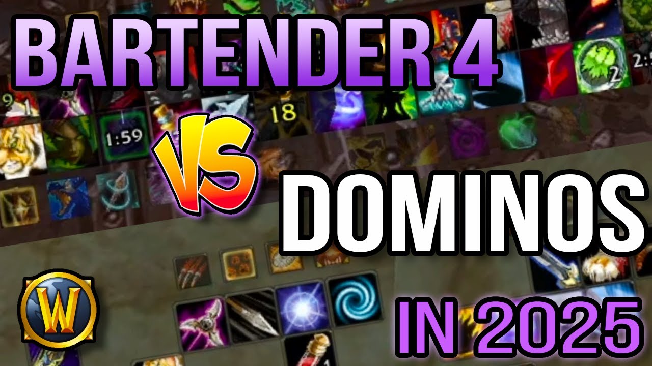 Best Action Bar Addon - Bartender 4 vs Dominos