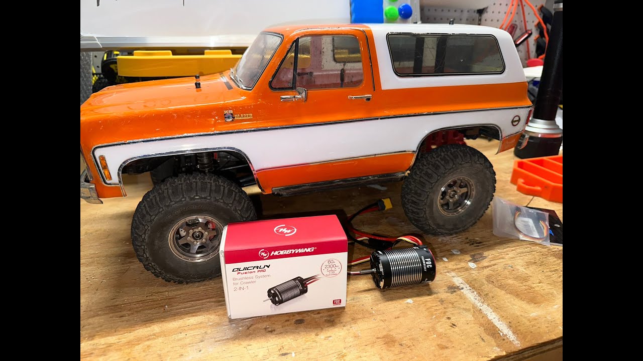 Detailed how-to: super capable Hobbywing Quicrun Fusion Pro installed on my TRX-4