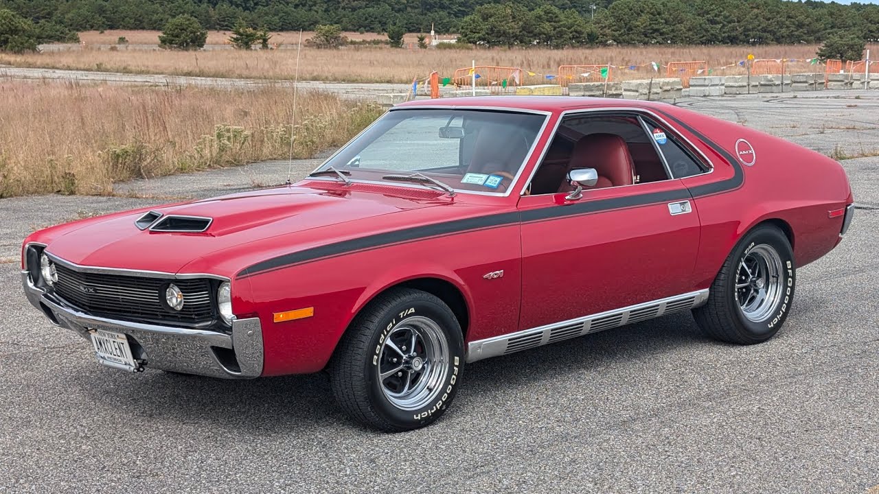 Rare 1970 AMC AMX For Sale~401/425hp~4 Speed~PS~PDB~A/C~4,116 Produced~Just Fantastic 🔥