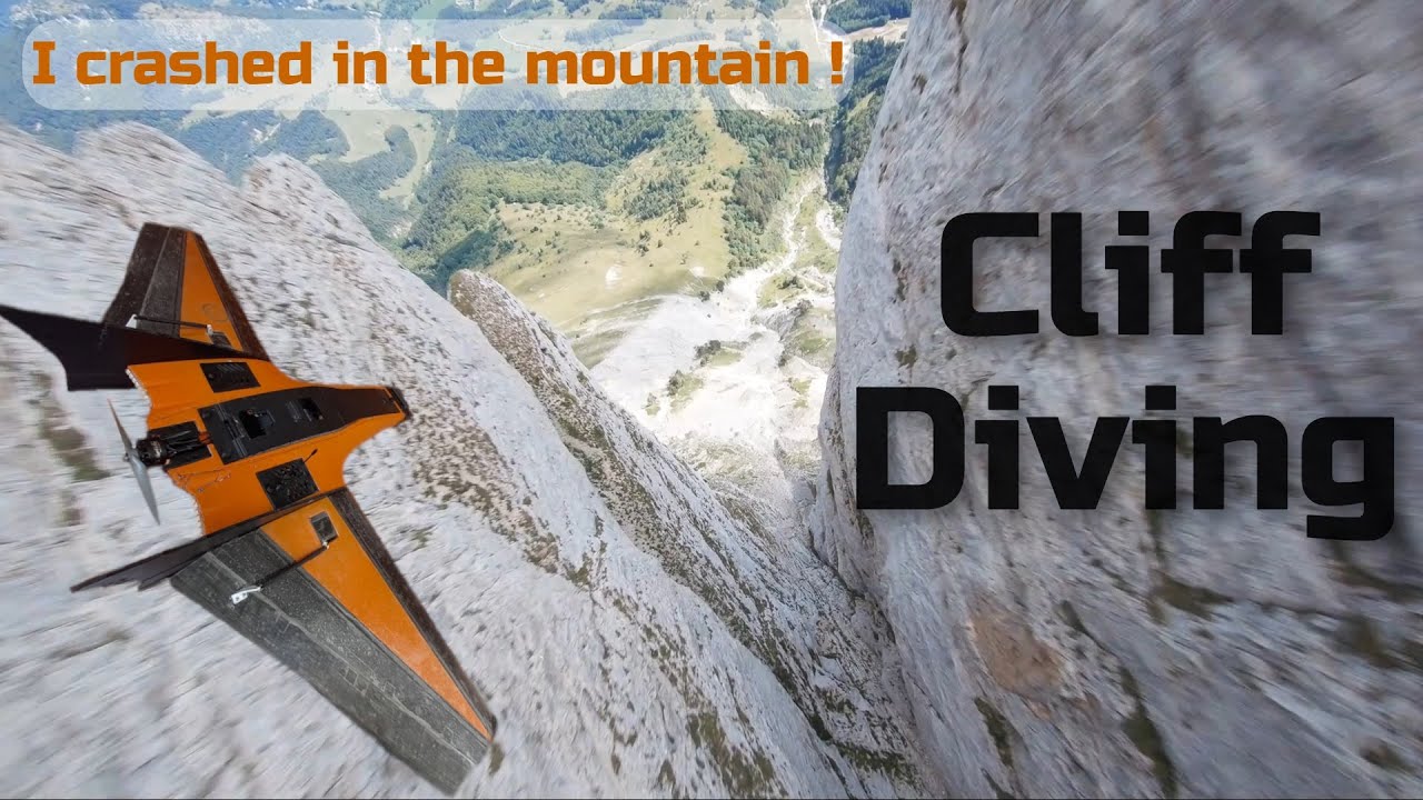 Cliff Diving - FPV - Mini Drak 40" - GoPro Hero 6