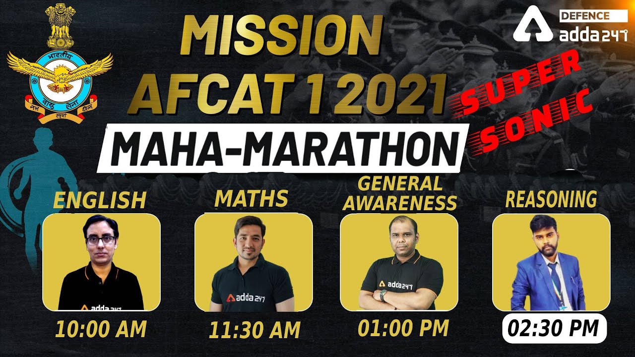 MISSION AFCAT 1 2021 | Super Sonic | Reasoning Maha Marathon | Defence Adda247