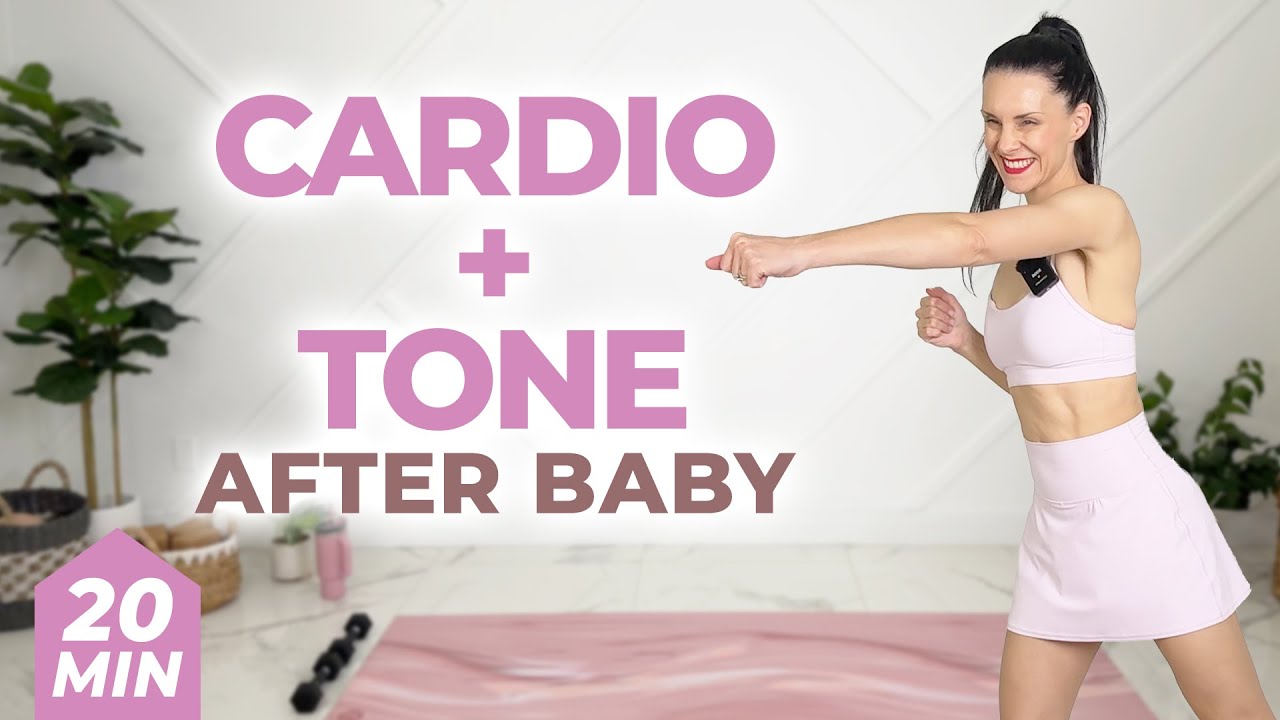 Postpartum Cardio Workout | Full Body Tone with Optional Weights