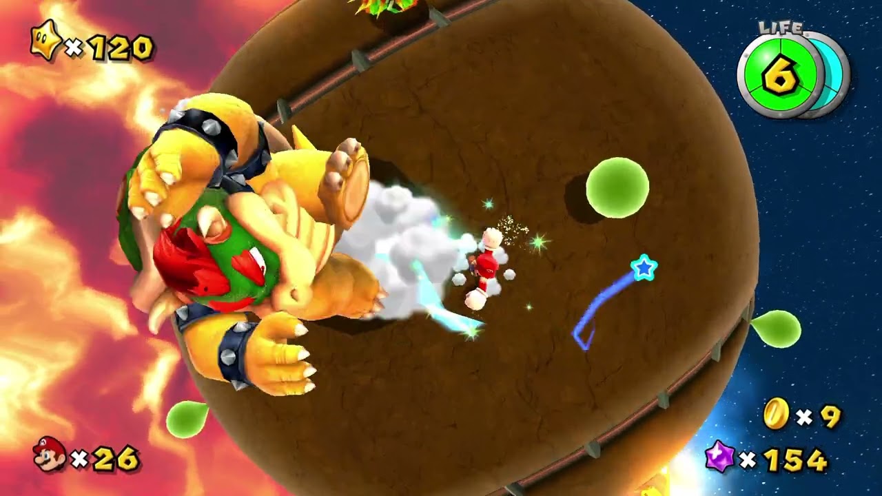 Super Mario Galaxy - Bowser's Galaxy Reactor: The Fate of the Universe (120 Stars Ending)