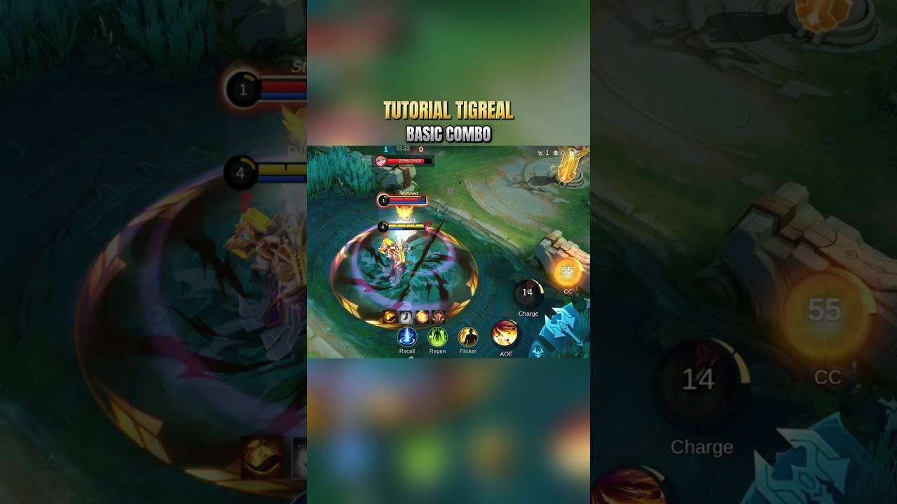 ➡️ TUTORIAL TIGREAL MOBILE LEGENDS | BASIC COMBO #mobilelegends