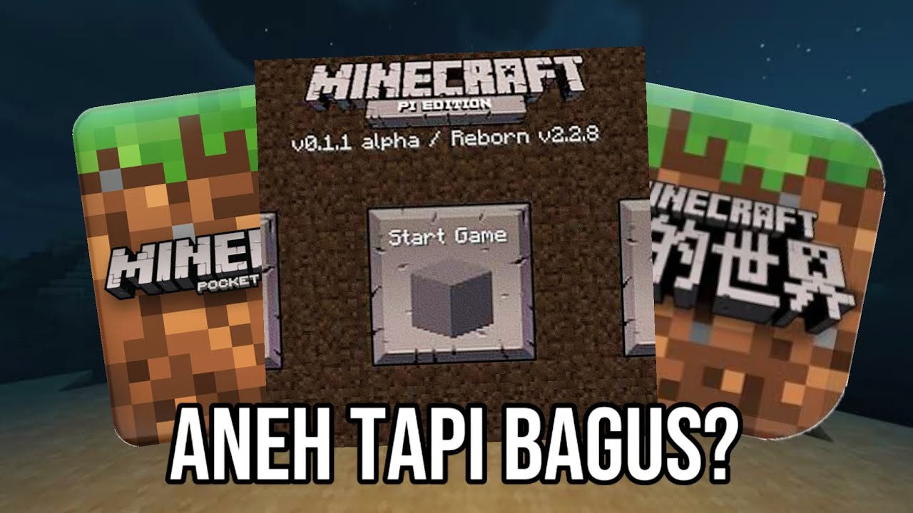 Versi Minecraft yang mungkin belum kalian ketahui...
