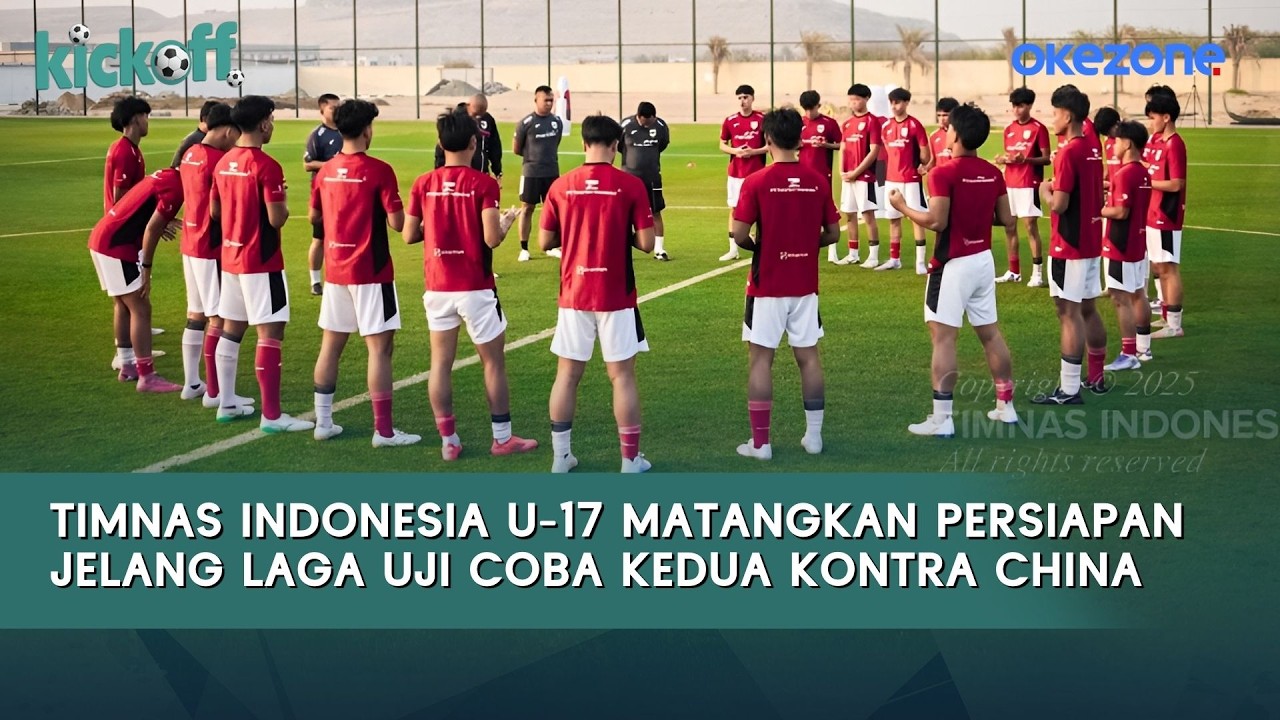 Jelang Friendly Match Kedua, Timnas Indonesia U-17 Siap Bangkit Hadapi China U-17