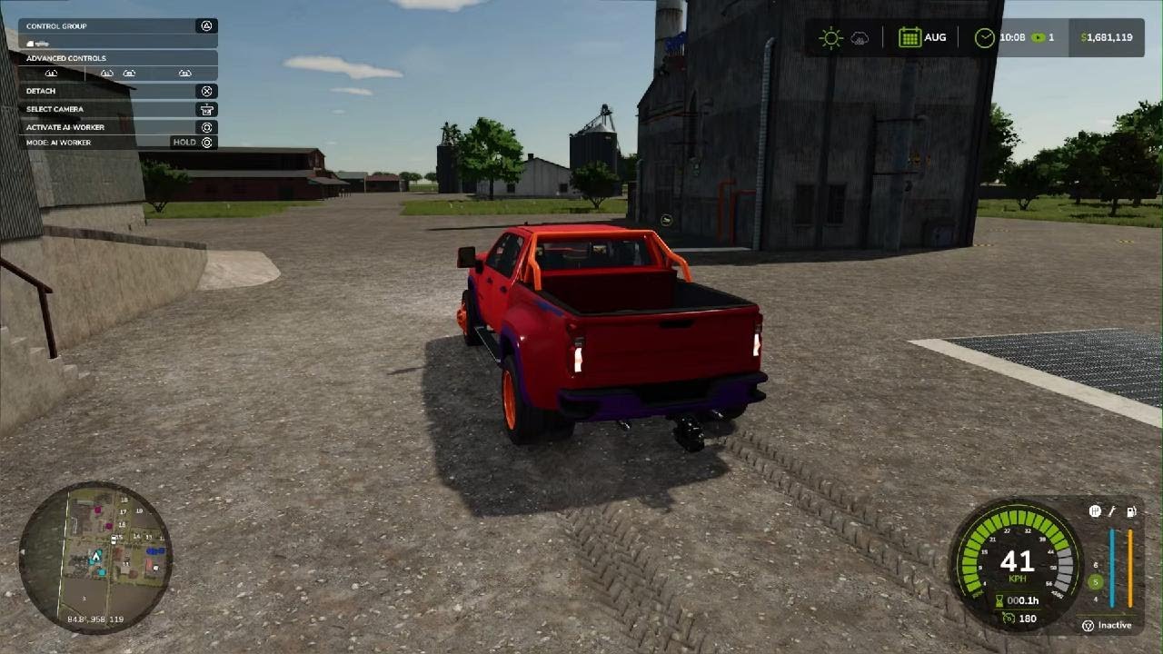 Farming Simulator 25_ moded chevy &  rock picker vs field