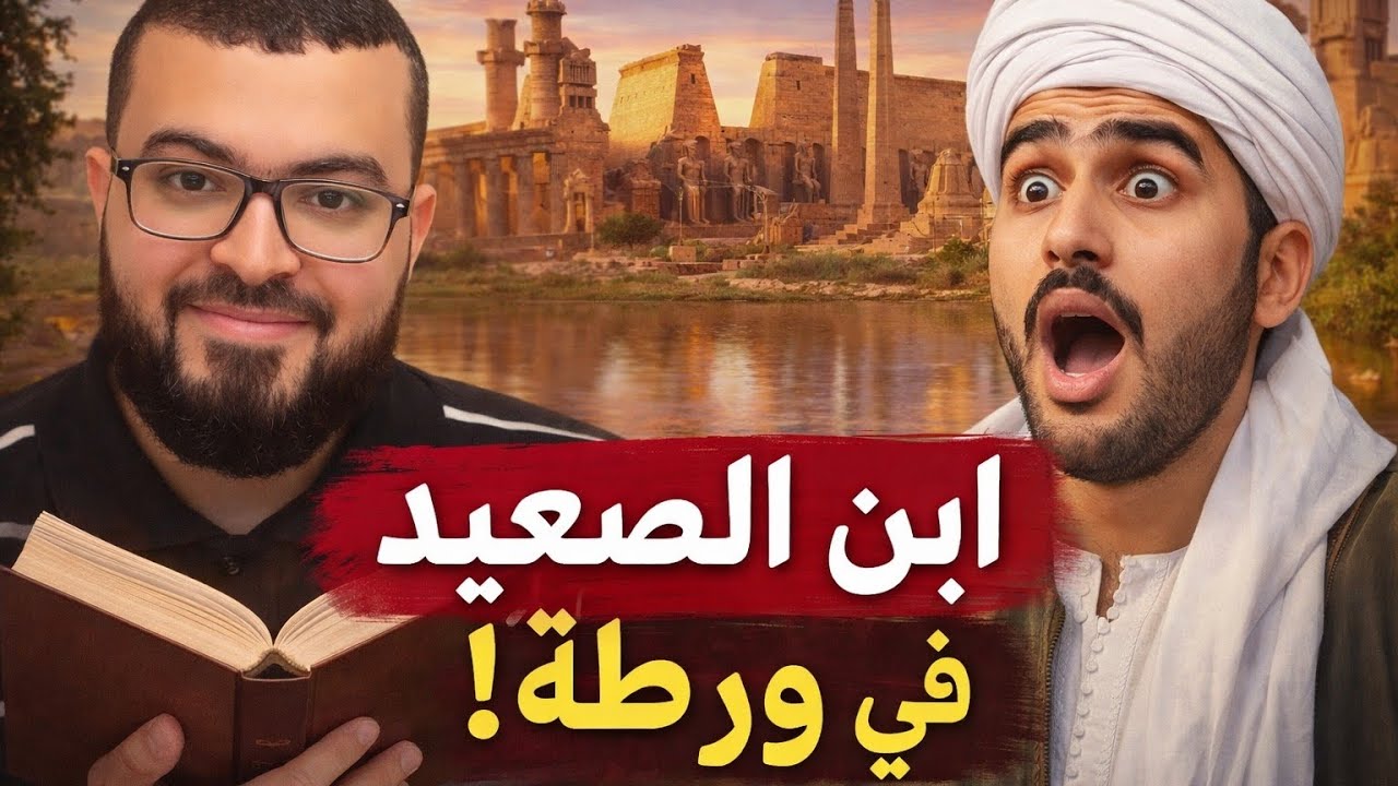 مينا الصعيدي جاء ليتحدى الشيخ.. فغلبه الشيخ بالضحك واليقين!خفة دم الصعايدة وقوة المنطق
