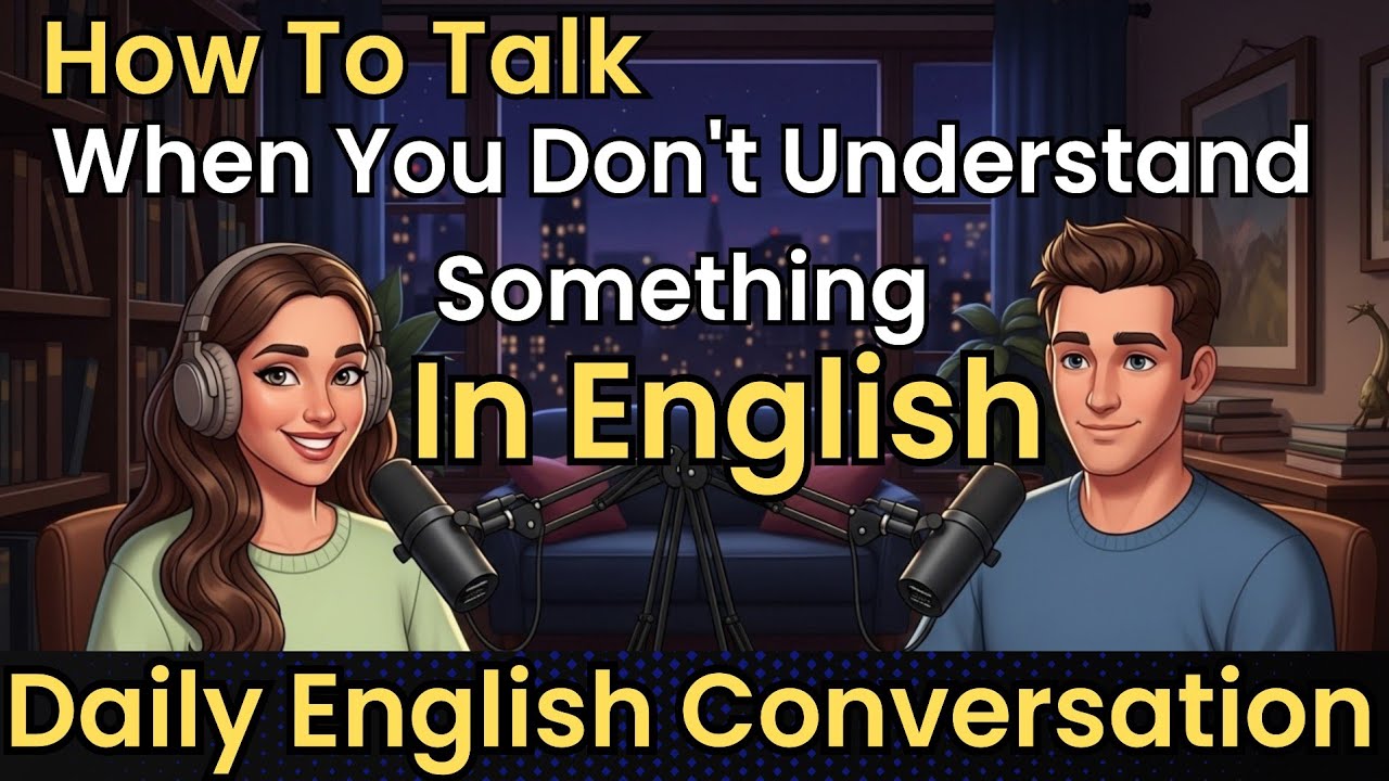 Daily English Conversation Practice | How to Talk When You Don’t Understand Something