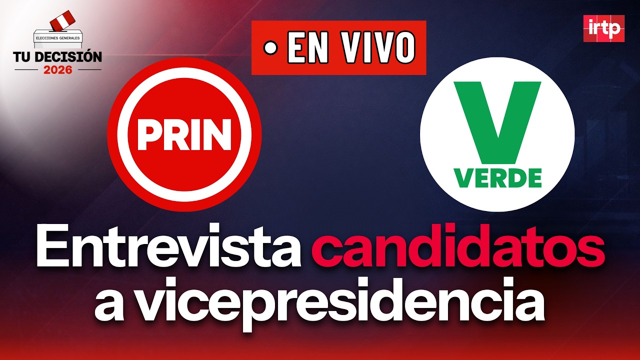 Candidatos a la vicepresidencia: Partido Político PRIN y Demócrata Verde | “Tu decisión 2026”
