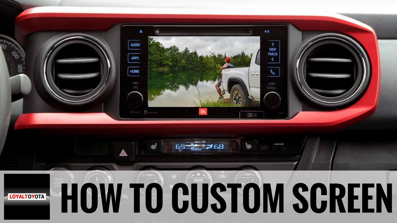 How to add a custom image to a Toyota Tacoma (and/or other Toyota models) - LoyalDriven