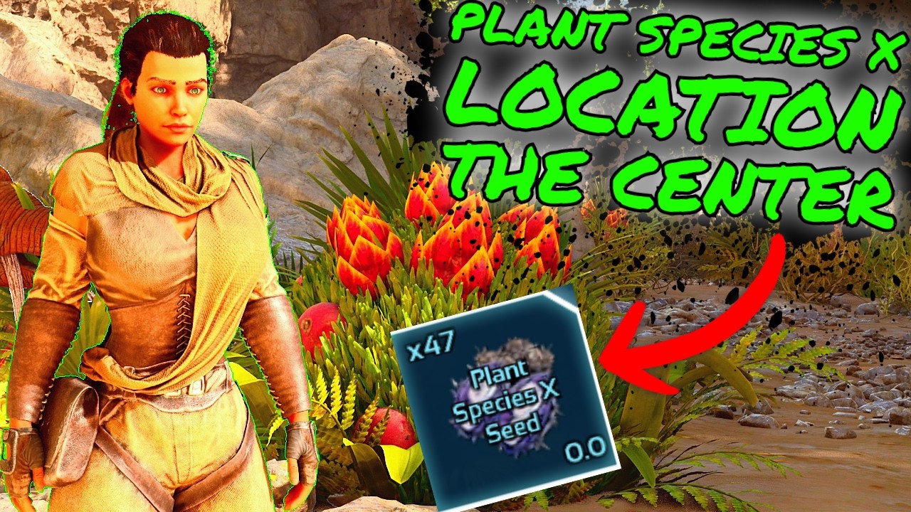Plant Species X Location On The CENTER in Ark Survival Ascended!!! 1000s of Plant Species X!!!