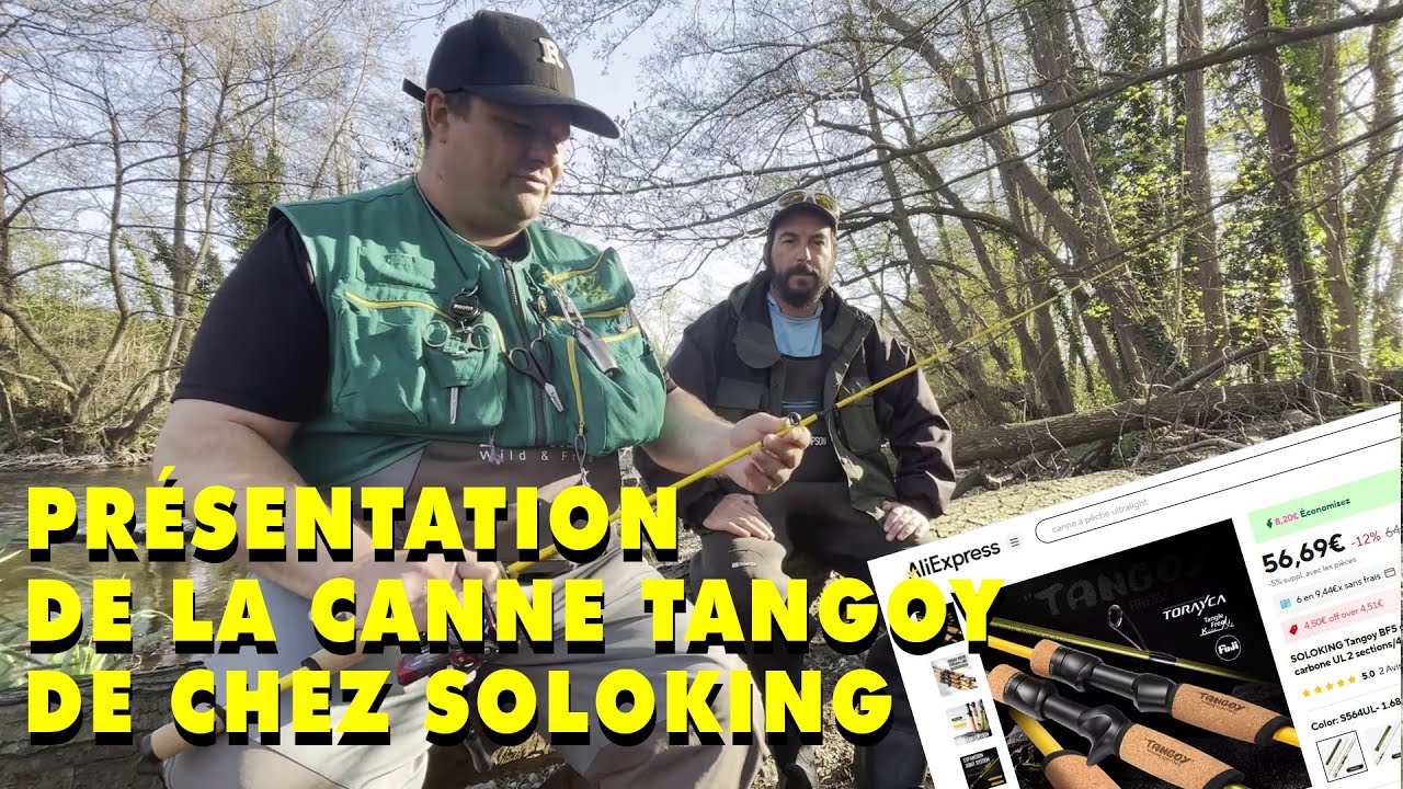 PRÉSENTATION D'UNE CANNE À PÊCHE QUI A UN PETIT TRUC EN PLUS (ALIEXPRESS)