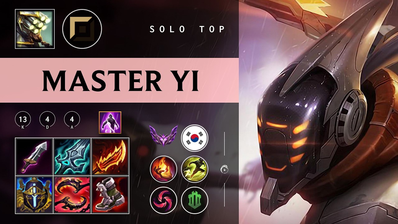 Master Yi Top vs Ornn - KR Master Patch 26.04
