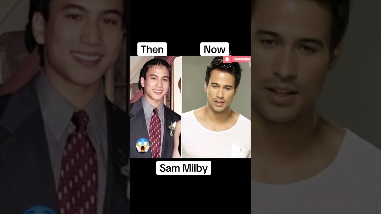 SAM MILBY THEN AND NOW 😱 #sammilby #viral #viralvideo #shortvideos