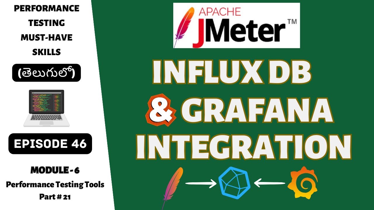 Ep 46 | PT Tools | Ultimate Guide to JMeter InfluxDB Grafana Integration | Telugu
