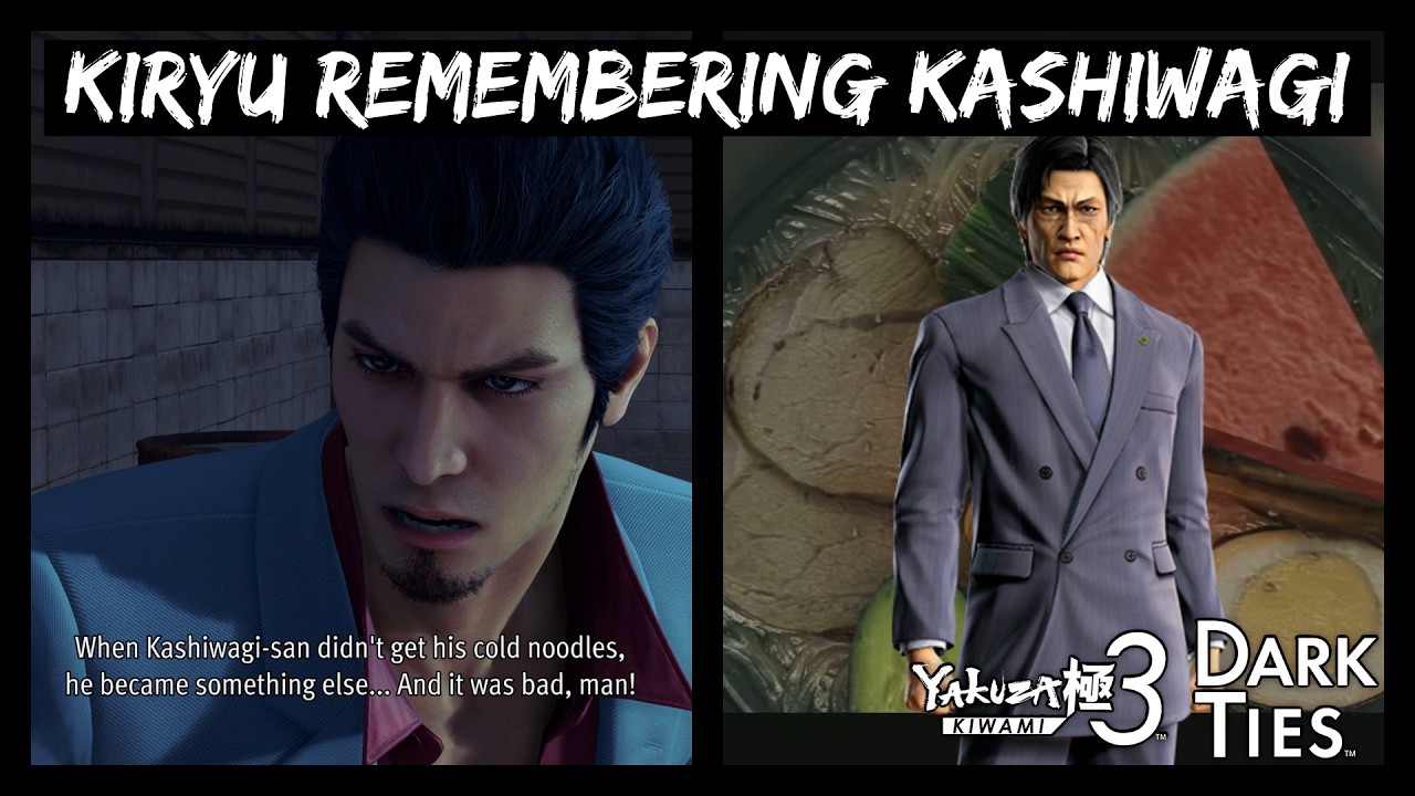 Yakuza Kiwami 3 (PC) - Kiryu Reminiscing About Kashiwagi (Funny vs Emotional) (JP voice)