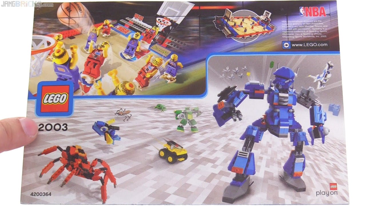 A look through a LEGO catalog from 2003