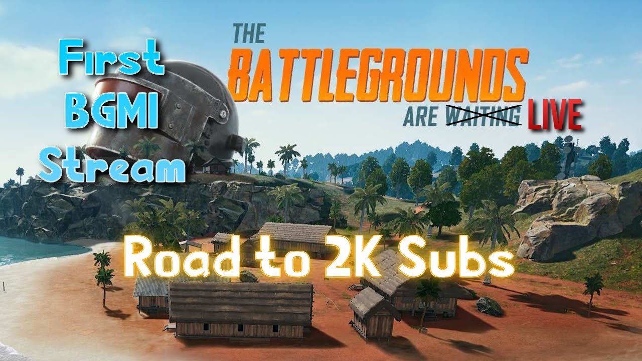 BGMI Live | First BGMI Stream | Join with team code | Road to 2K Subs 