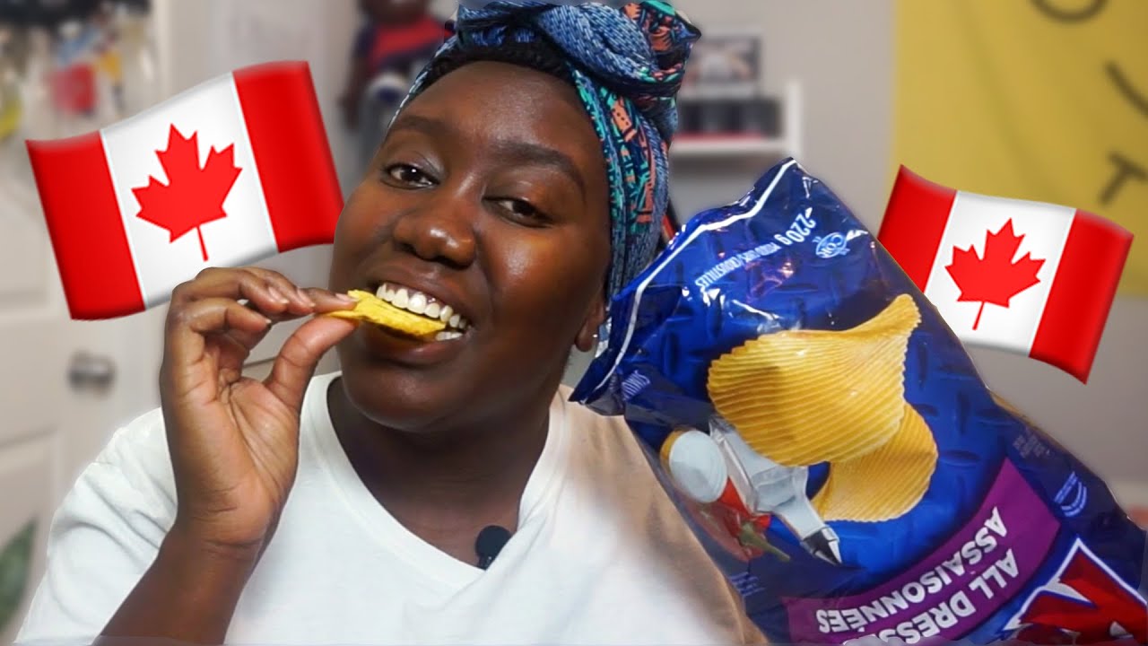 Trying Snacks From Canada 🇨🇦 😋 | 