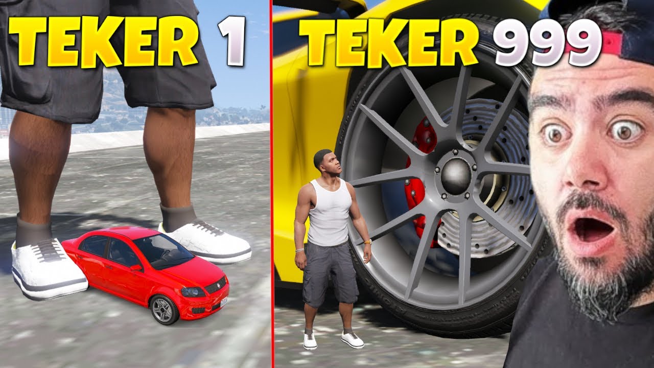 FRANKLIN HER KAZA YAPTIĞINDA ARABASI BÜYÜYOR - GTA 5 MODS