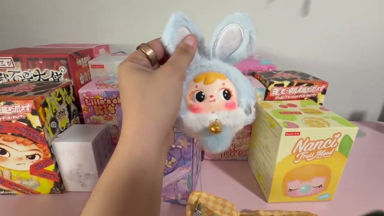 12 minutes of ASMR Miniso, PopMart mystery surprise blind box Unboxing Satisfying Sounds NoTalking