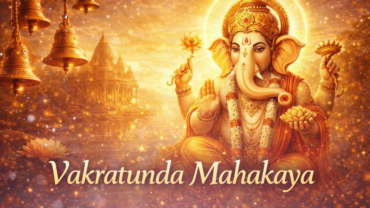 Vakratunda Mahakaya | Powerful Ganesh Mantra for Success & Peace | Divya Lok Music