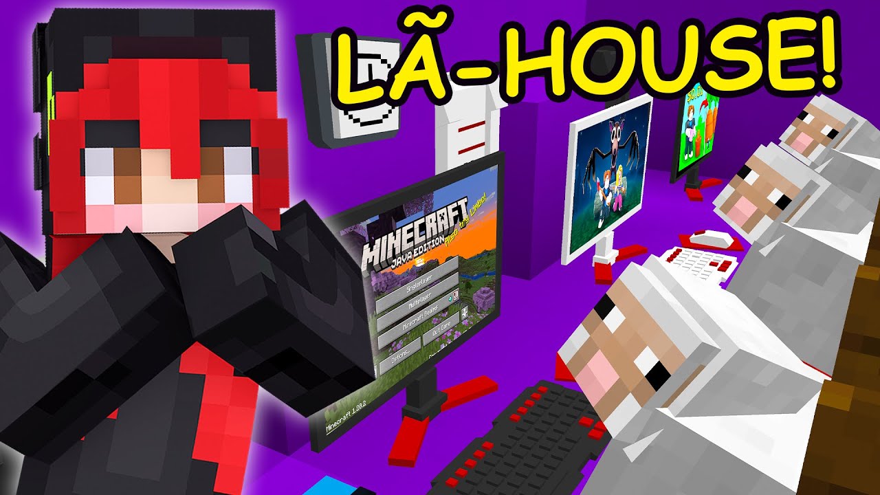 FIZ UMA LÃ HOUSE NO MINECRAFT DRAGÕES 