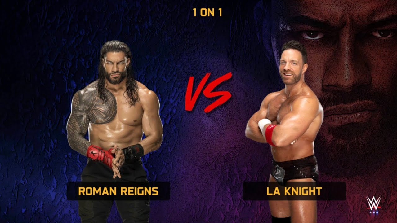 Roman Reigns vs LA Knight 😱 CRAZY MATCH | WWE 2K25