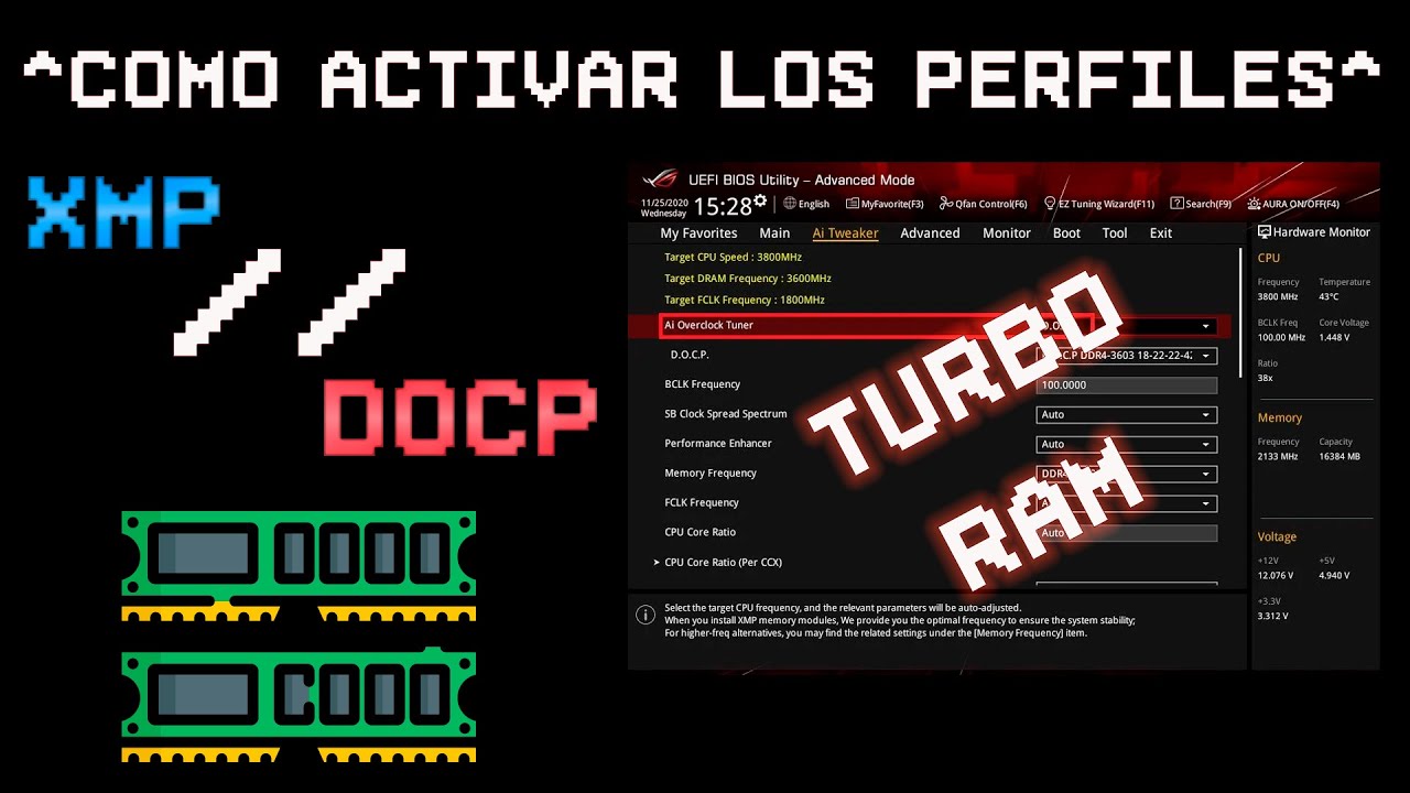 Activa esta opción en la BIOS y tu RAM será el doble de rápida 💥 (XMP y DOCP explicado)