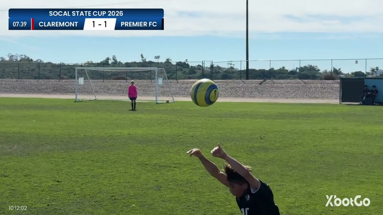 SoCal State Cup 2026 Claremont Stars 2 VS Premier FC 2