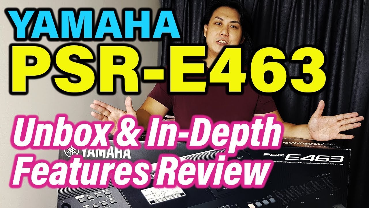 Обзор Yamaha PSR-E463 | Демонстрация звуков и стилей
