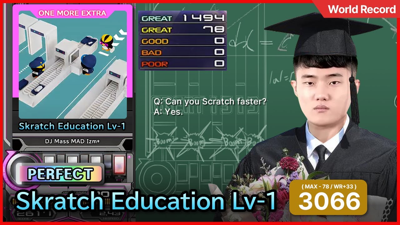 Skratch Education Lv-1 3066(MAX-78) PERFECT