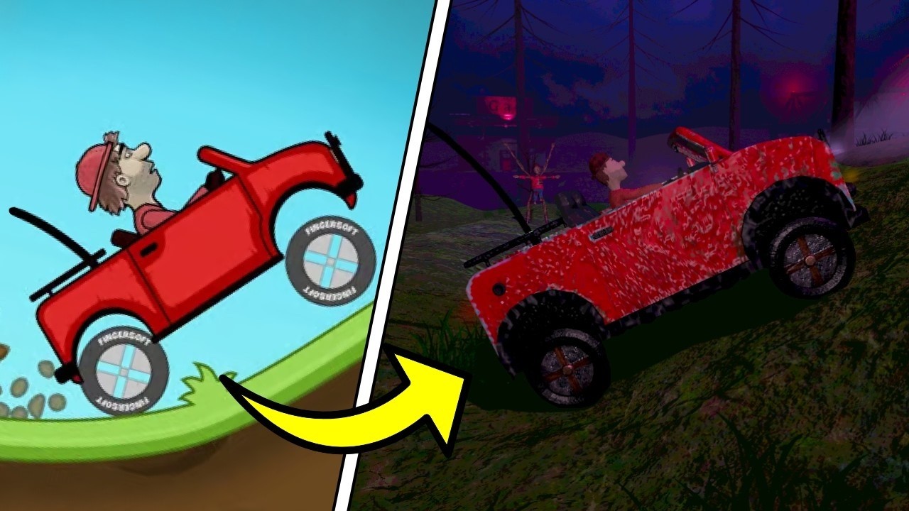 Hill Climb Racing'i ben yaptım, ama bu bir korku oyunu. türkçe dublaj